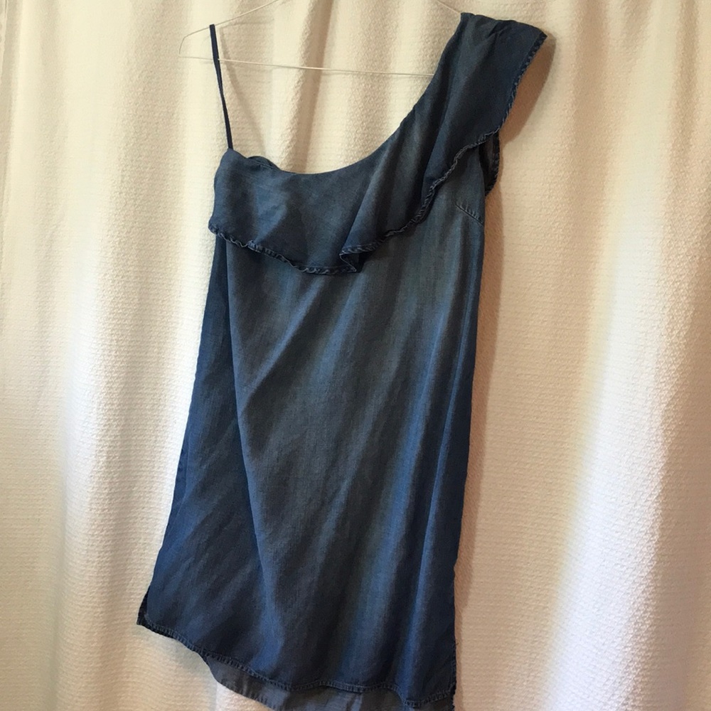 Cloth and stone one shoulder dress